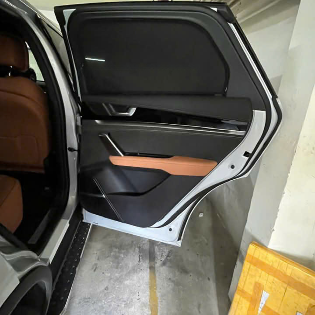 Photograph supplied with a July 2026 Queensland order covering two four-pane door sets.